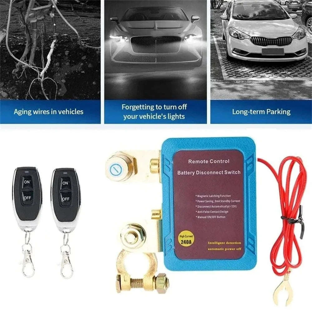 12V 240A Remote Battery Disconnect Switch for Car Truck RV-United States