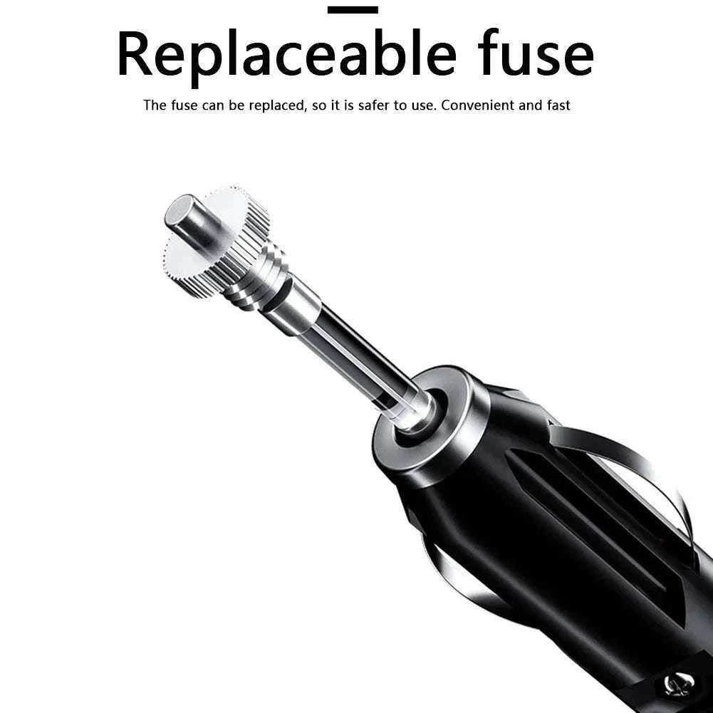 12V 24V Car Cigarette Lighter Plug with Wire, 20A Fused Connector-Germany / 0.6m