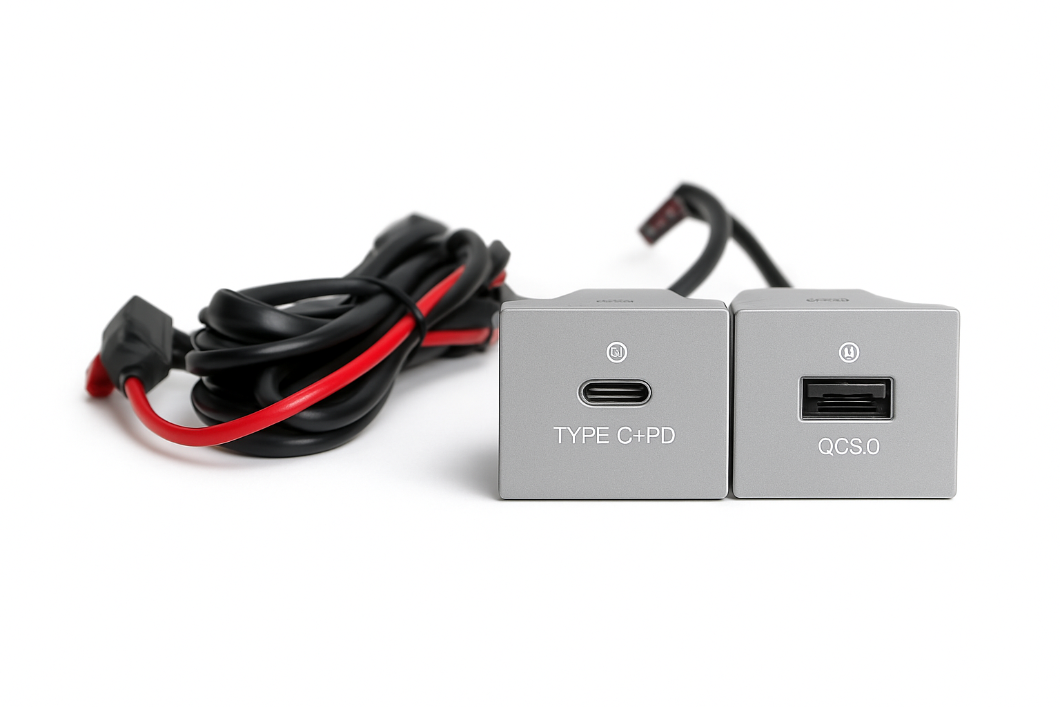 12V/24V Автомобилен заряден адаптер за телефон с двойна QC3.0 Type C PD USB порт за зареждане, захранващ адаптер за Ford Focus 2004-2011 mk2 аксесоари