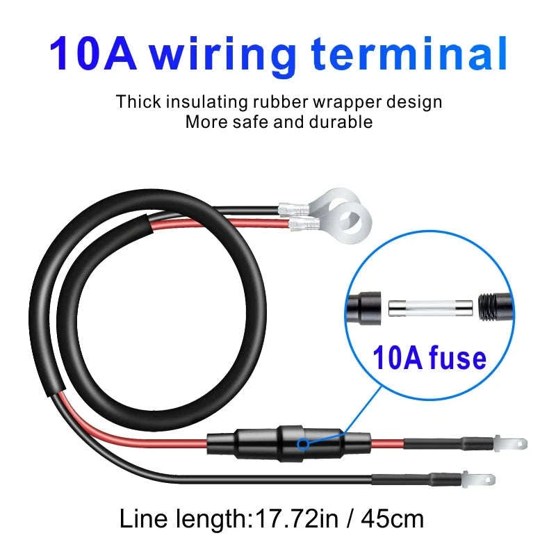 12V 24V Dual USB-C and USB-A Car Charger Socket 54W-AC / China Mainland