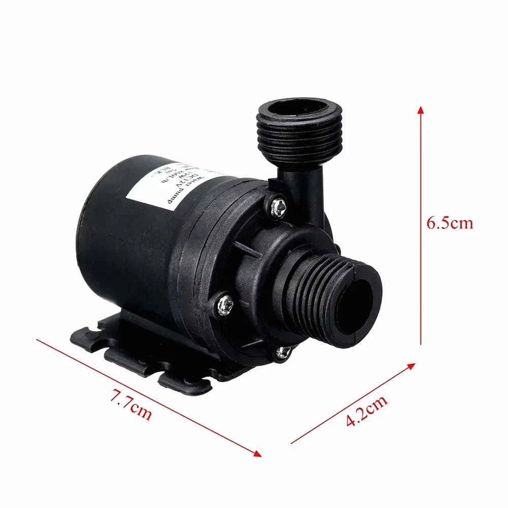 12V/24V High-Pressure Solar Water Pump 800L/H Ultra-Quiet-24V wire Quick joint / EU