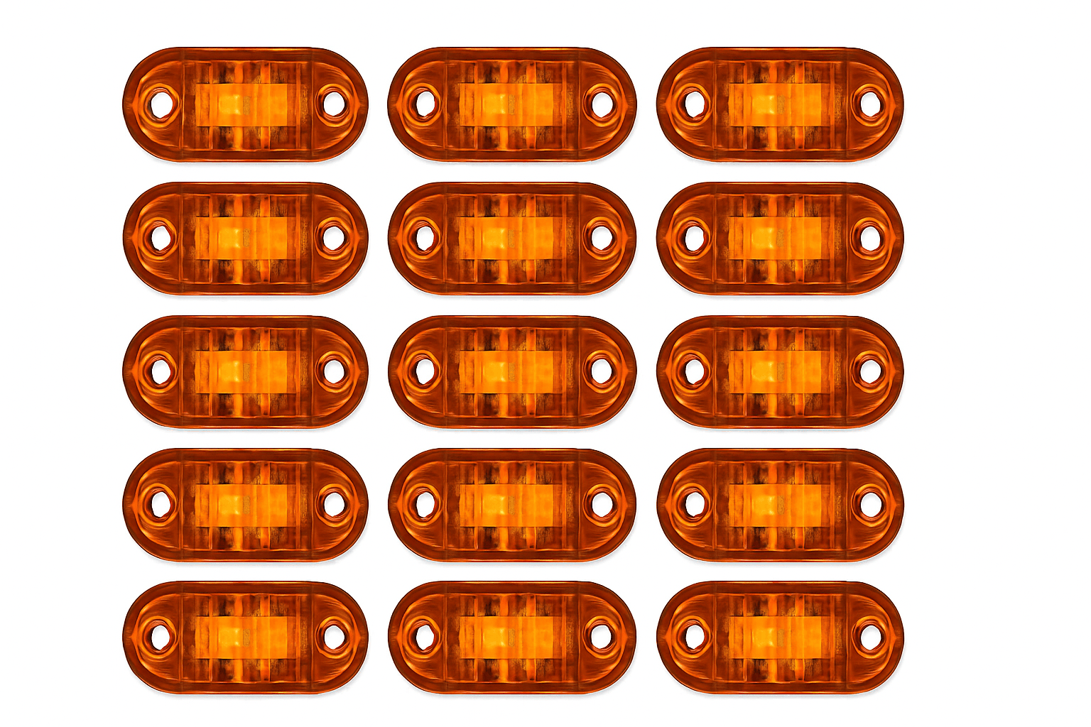 12V 24V LED Side Marker Lights for Truck Trailer-Blue / 20 Pieces