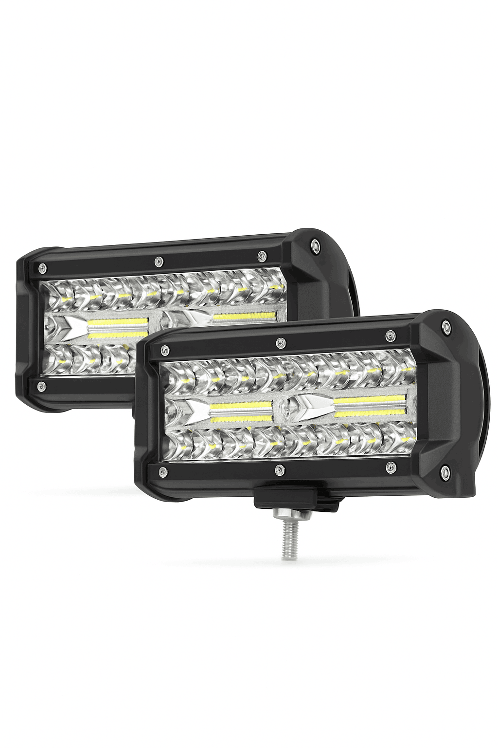 12V 24V LED Work Light Bar 4 Inch Square Offroad Light-1x 72w light