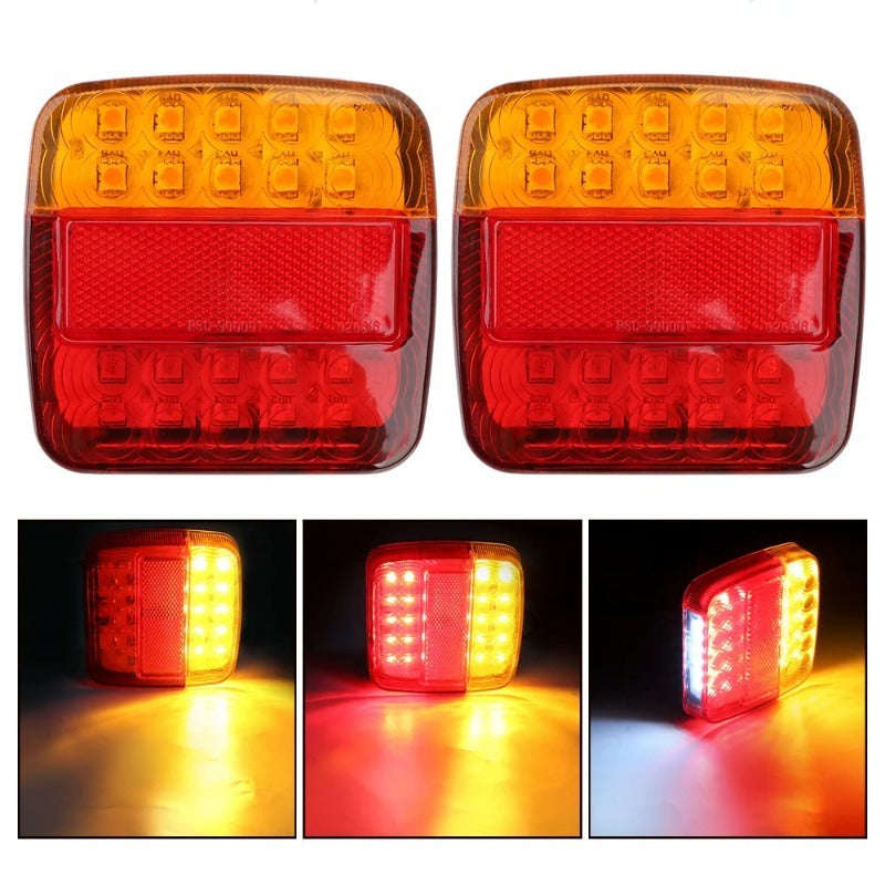12V 26‑LED Tail Light with Number Plate Light-1pcs