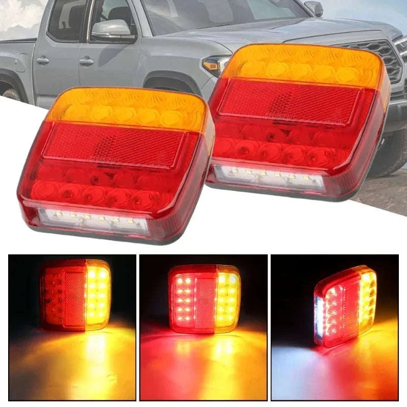 12V 26‑LED Tail Light with Number Plate Light-1pcs