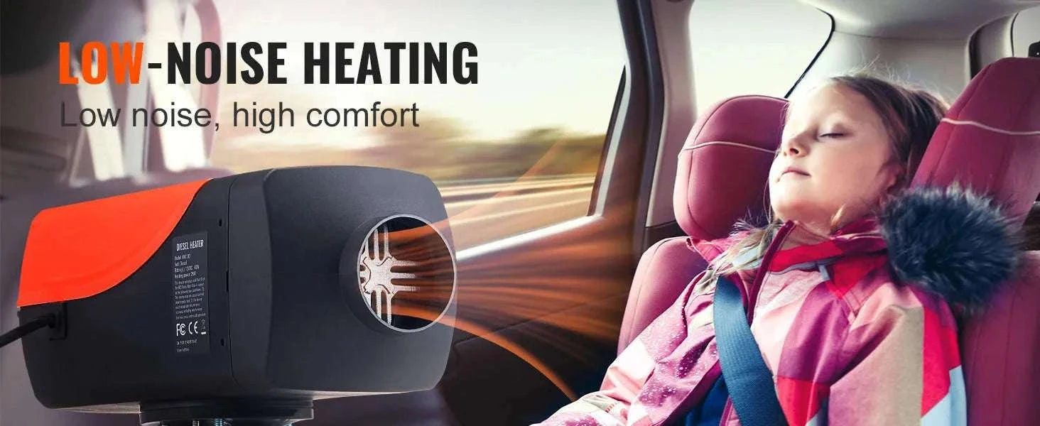12V 2KW Bluetooth Diesel Air Heater with Remote & LCD Control-2kw Bluetooth / United States