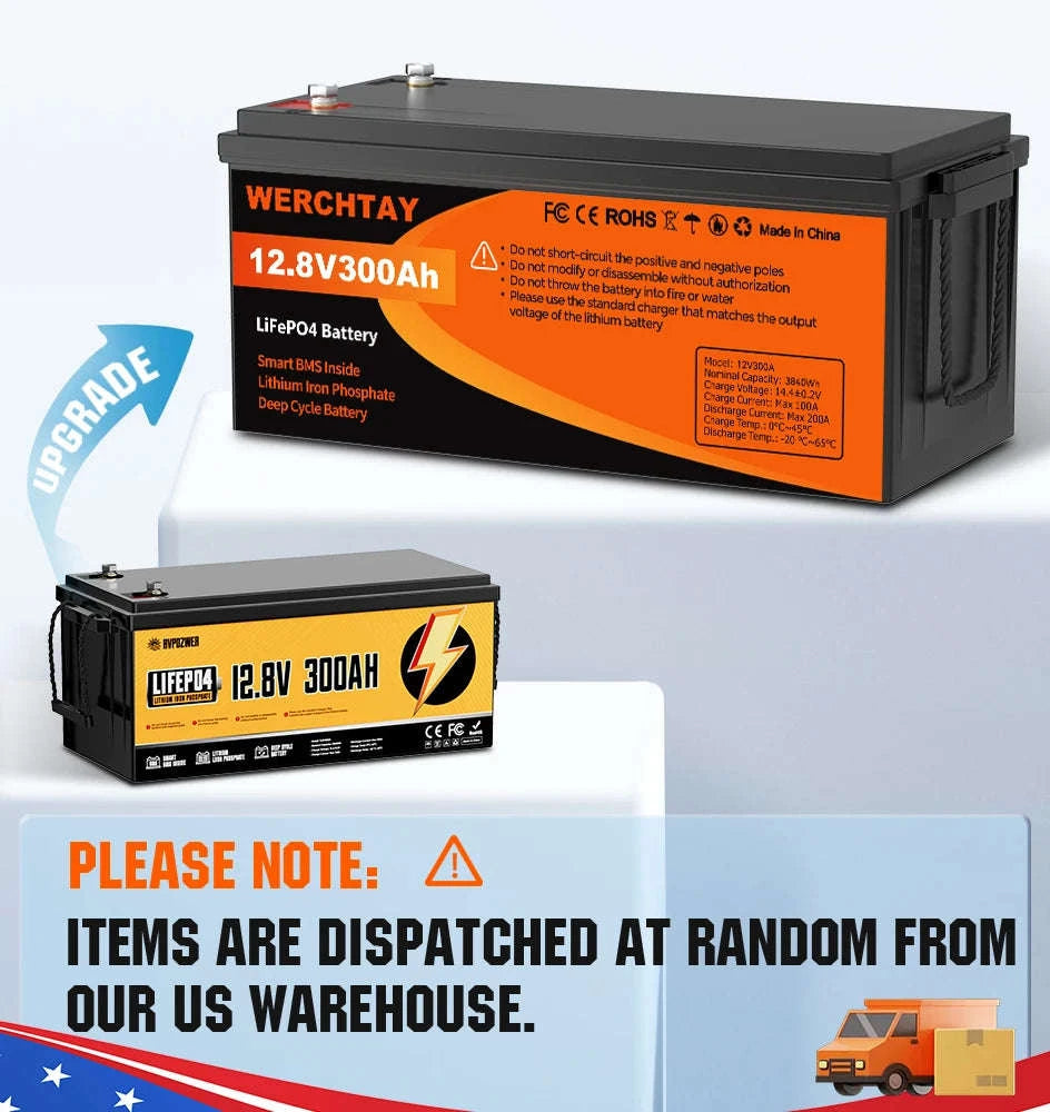 12V 300Ah LiFePO4 Battery Pack 3840Wh with Smart BMS-12V 300Ah / United Kingdom