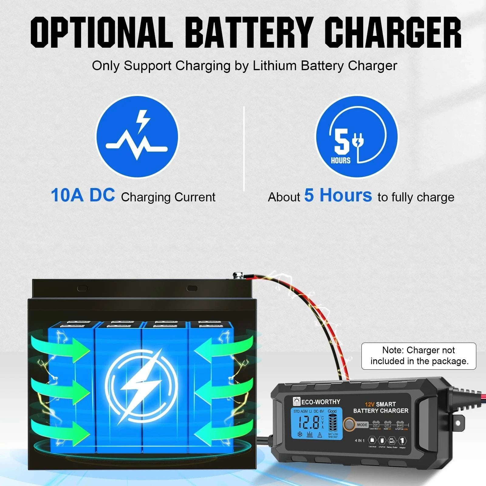 12V 50Ah LiFePO4 Lithium Battery with BMS for Trolling Motors-orange / United States