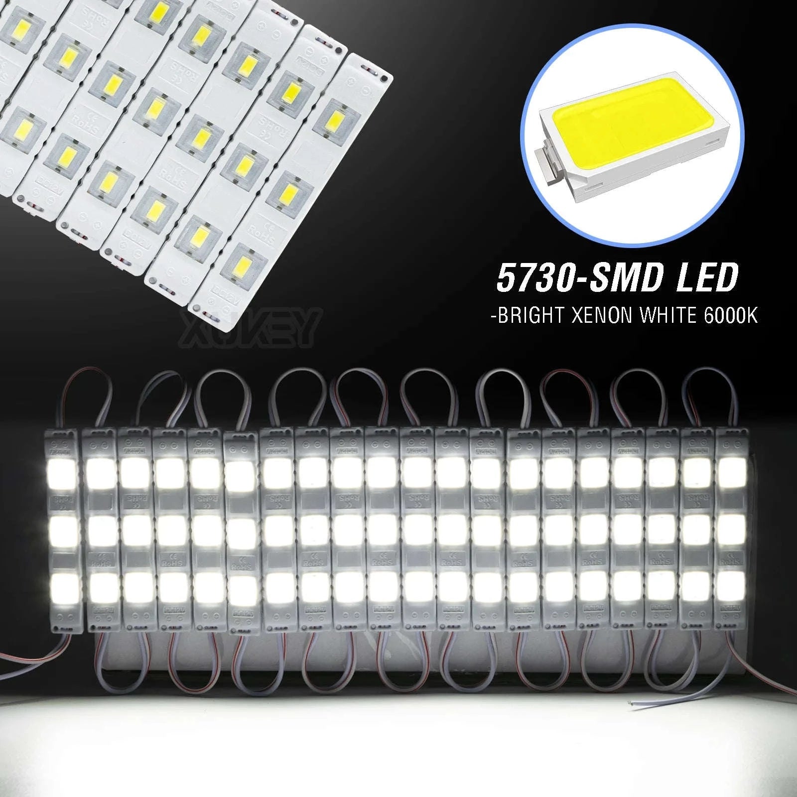 12V 60 LED Interior Van Light Kit White-Russian Federation