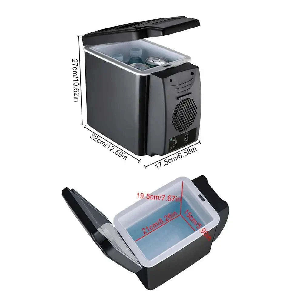 12V 6L Car Cooler and Warmer Mini Fridge for Travel-6L / China Mainland