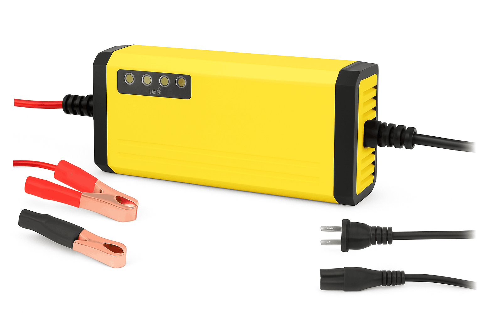 12V Car Battery Charger with Smart Repair and LCD Display-US Plug