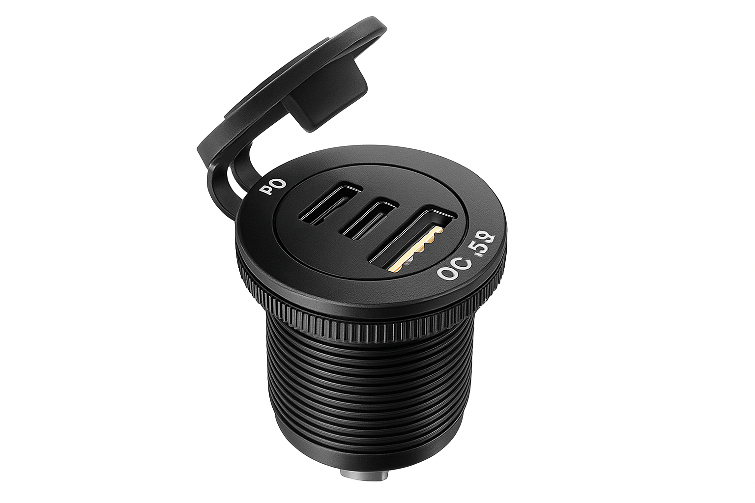 12V Car Fast Charger Power Socket QC3.0 and PD USB Port Car Charger Adapter fast charging for Car Boat Marine RV Motorcycle