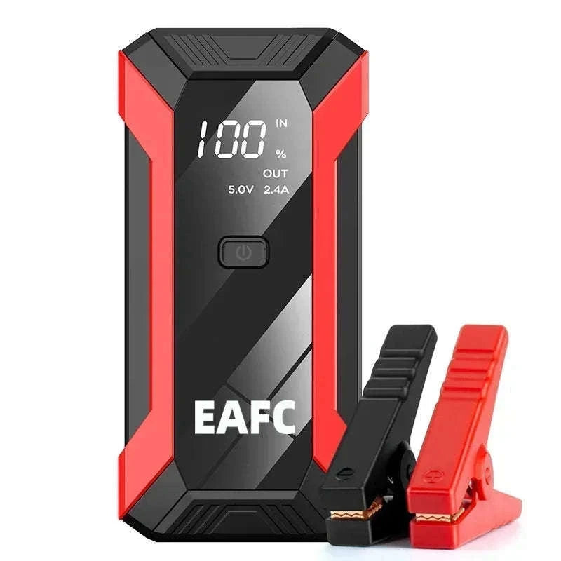 12V Car Jump Starter 1200A Booster with Power Bank and LED Light-2000A with Box / United States