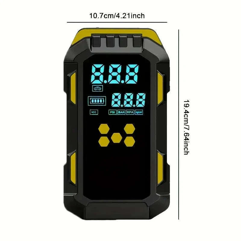 12V Car Jump Starter & Air Compressor with 150 PSI and USB Power-New red Machine / China Mainland
