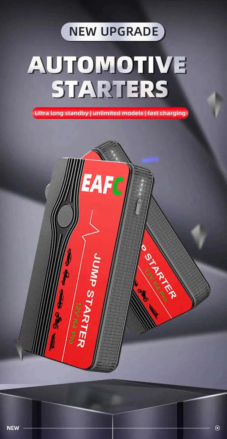 12V Car Jump Starter with USB Charging and LED Light-2000A with Box / UNITED KINGDOM