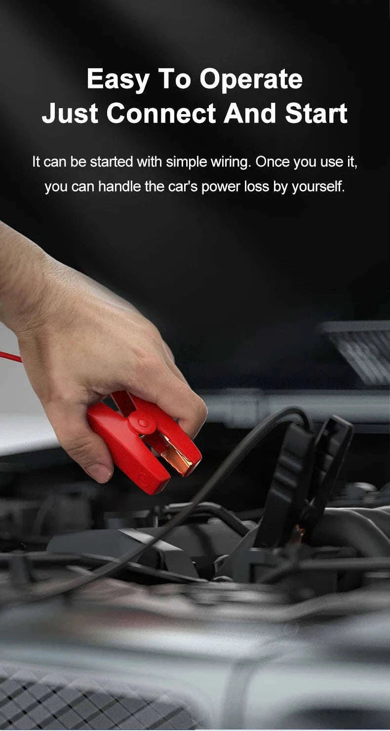 12V Car Jump Starter with USB Charging and LED Light-2000A with Box / UNITED KINGDOM