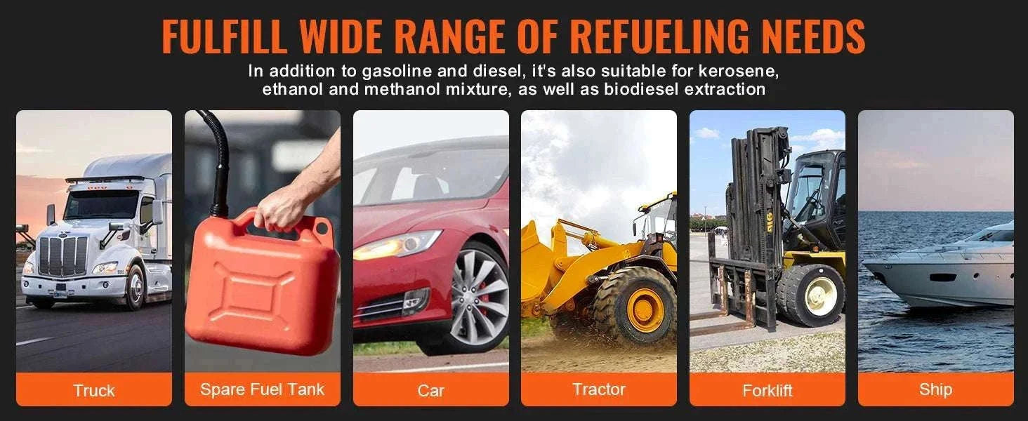 12V DC Fuel Transfer Pump 5–15 GPM Portable Diesel Gas Pump-15GPM Portable Set / EU / france