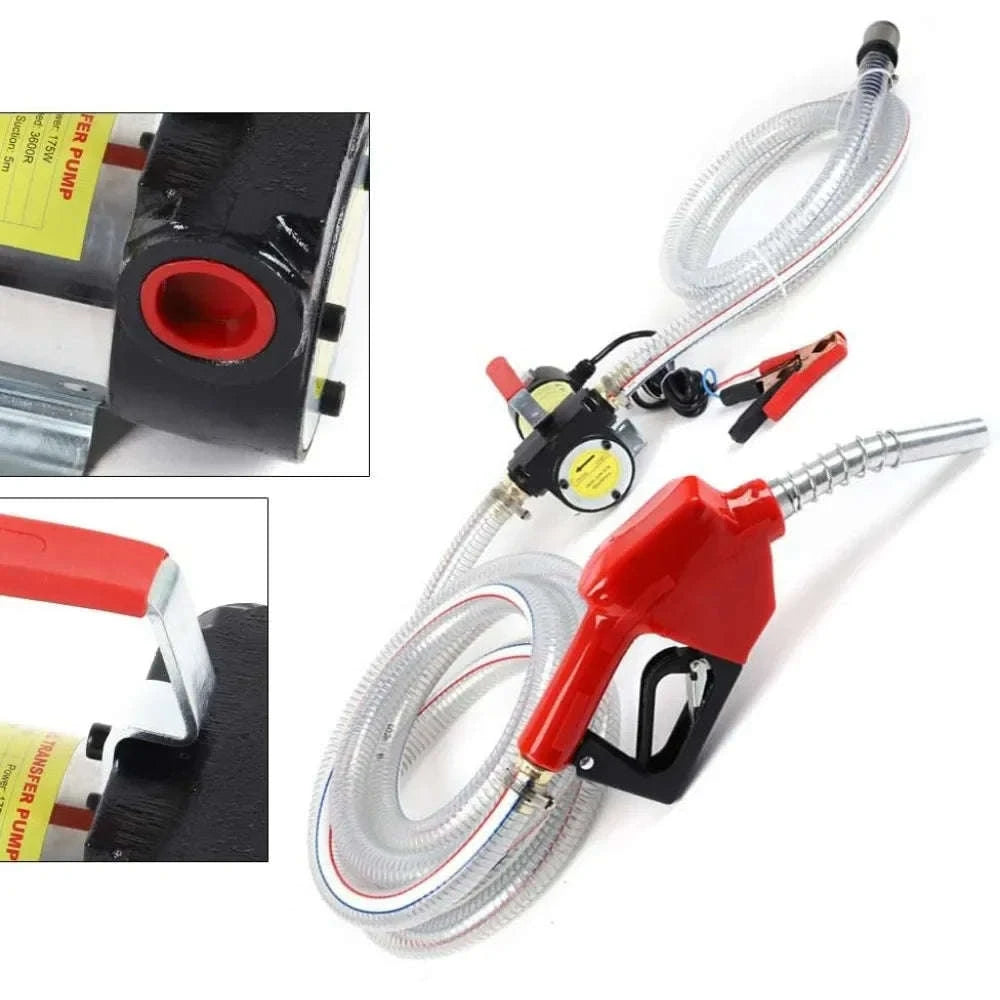 12V Electric Self-Priming Fuel Transfer Pump, 50L/Min-United States