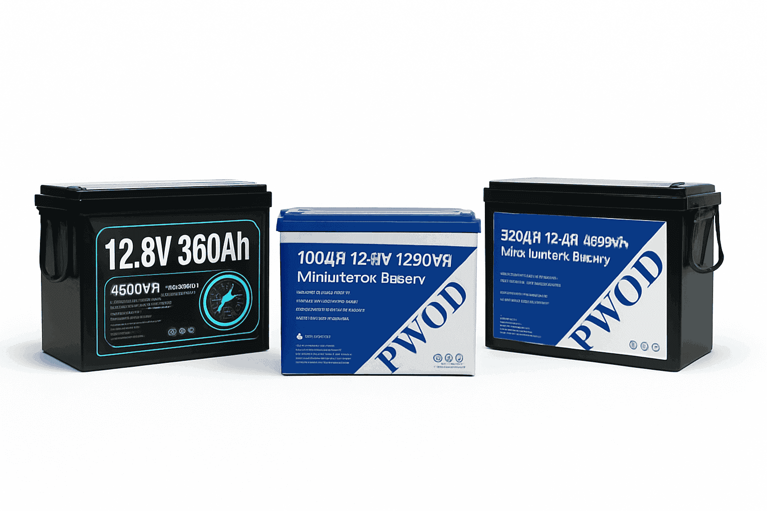 12V LiFePO4 Battery 100Ah 320Ah 360Ah for RV Marine Solar Storage-12v 360ah-1pcs / Poland