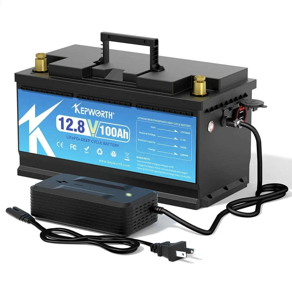12V LiFePO4 Battery Pack with Built-In BMS-12V 100Ah Bluetooth / United States