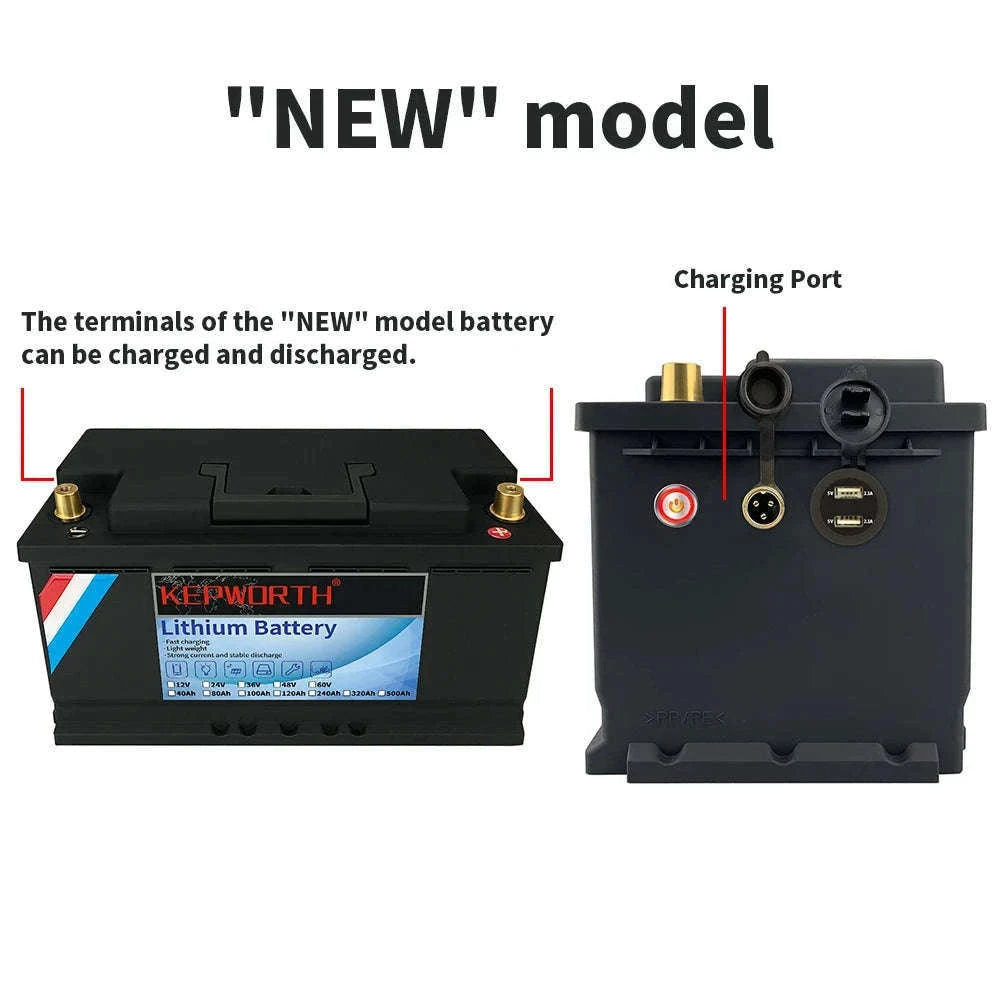 12V LiFePO4 Battery Pack with Built-In BMS-12V 100Ah Bluetooth / United States