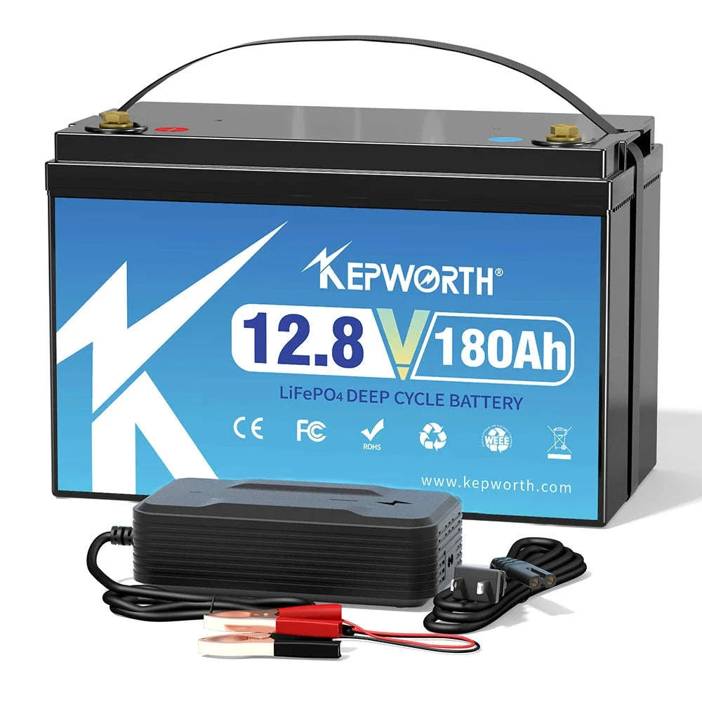 12V LiFePO4 Deep Cycle Battery 180Ah 300Ah with BMS-180AH / United States