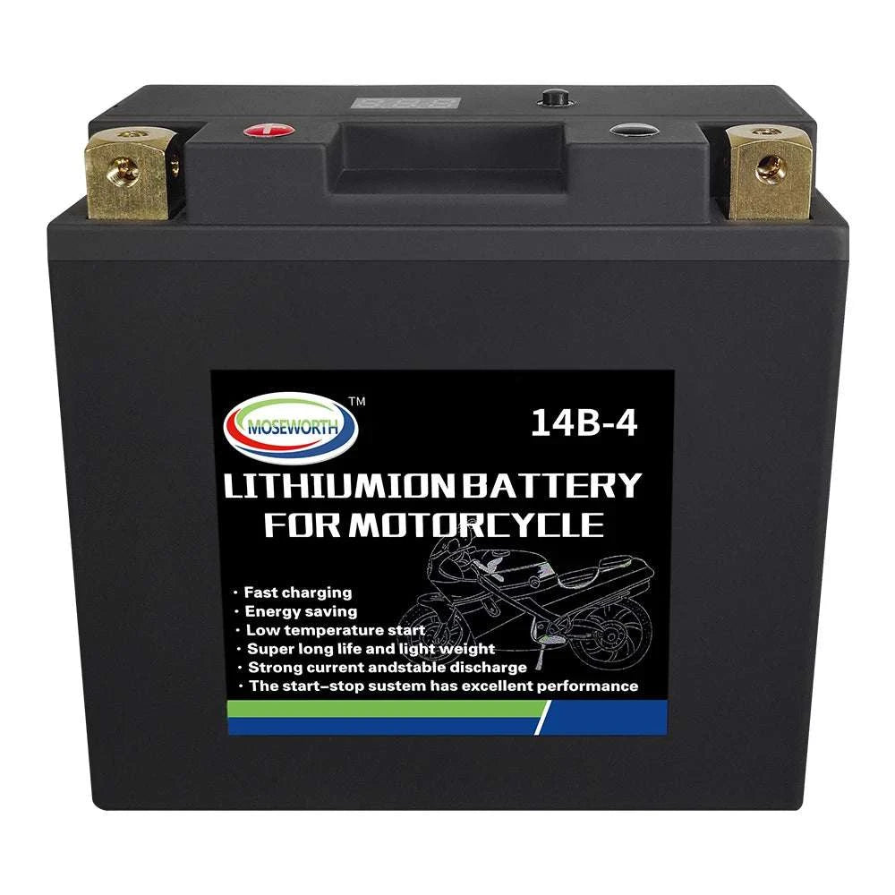 12V LiFePO4 Motorcycle Battery 4L-BS 160CCA with BMS-7A-BS N-P andcharger / GERMANY