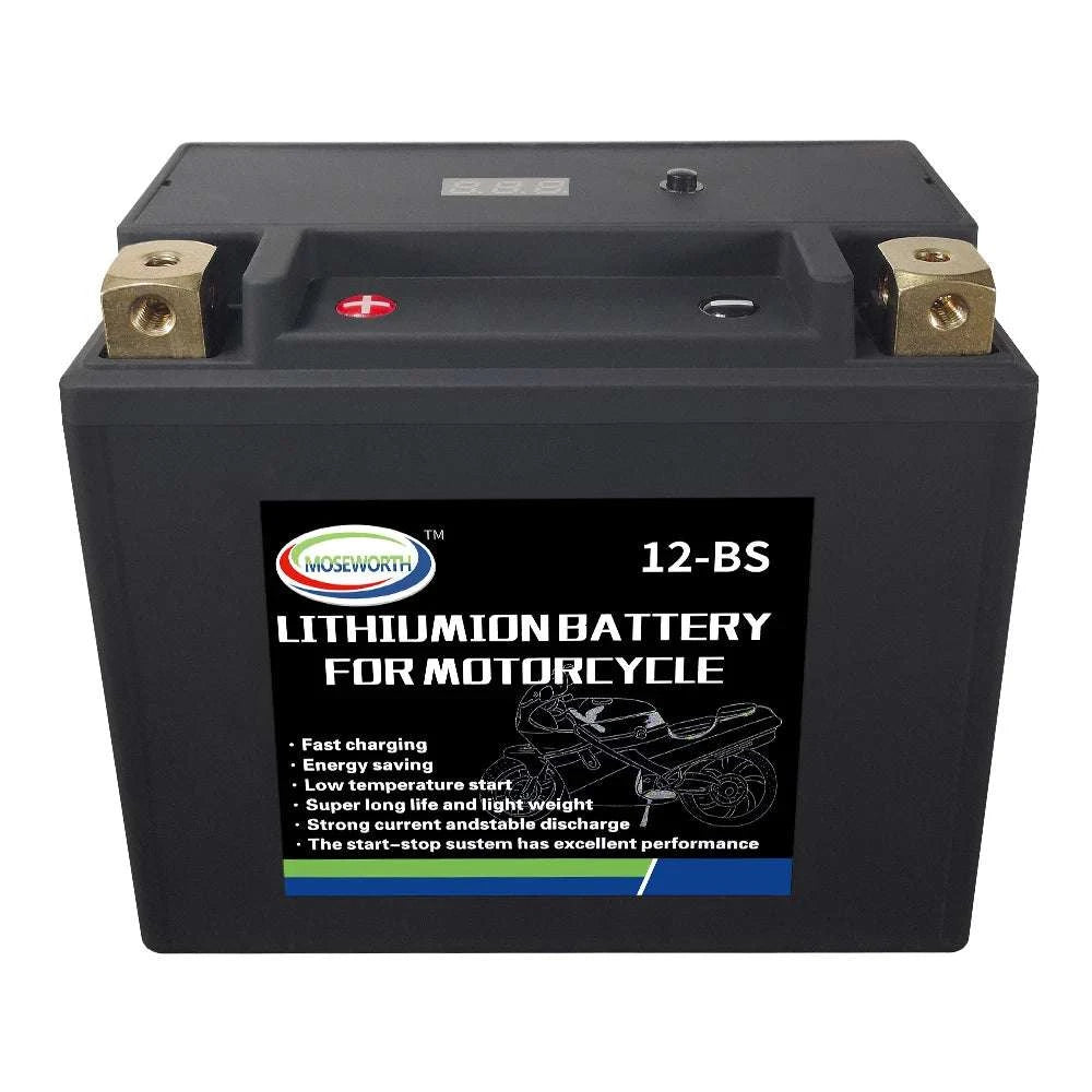 12V LiFePO4 Motorcycle Battery 4L-BS 160CCA with BMS-7A-BS N-P andcharger / GERMANY