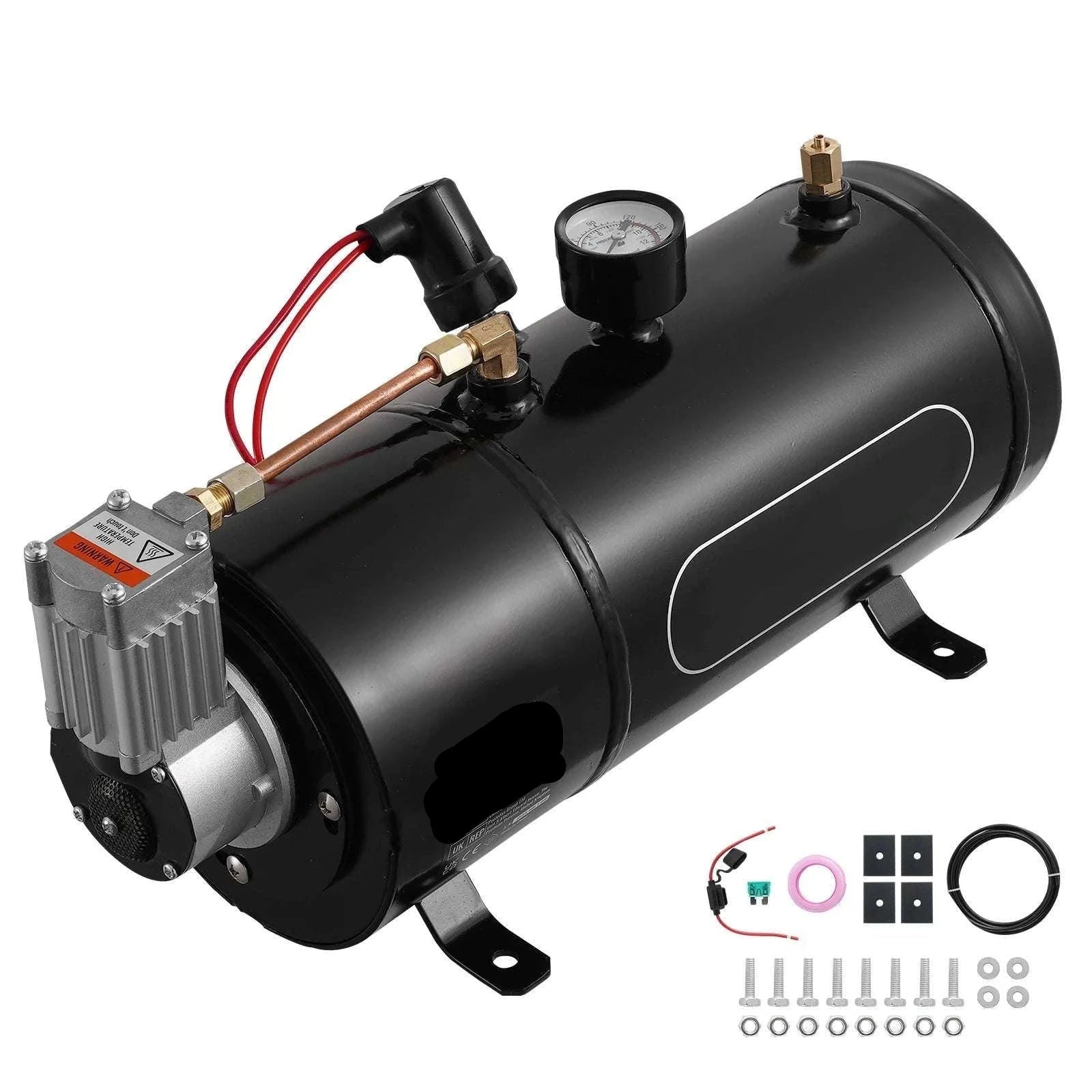 12V Onboard Air Compressor Kit with 0.8 Gal Tank 120 PSI-france