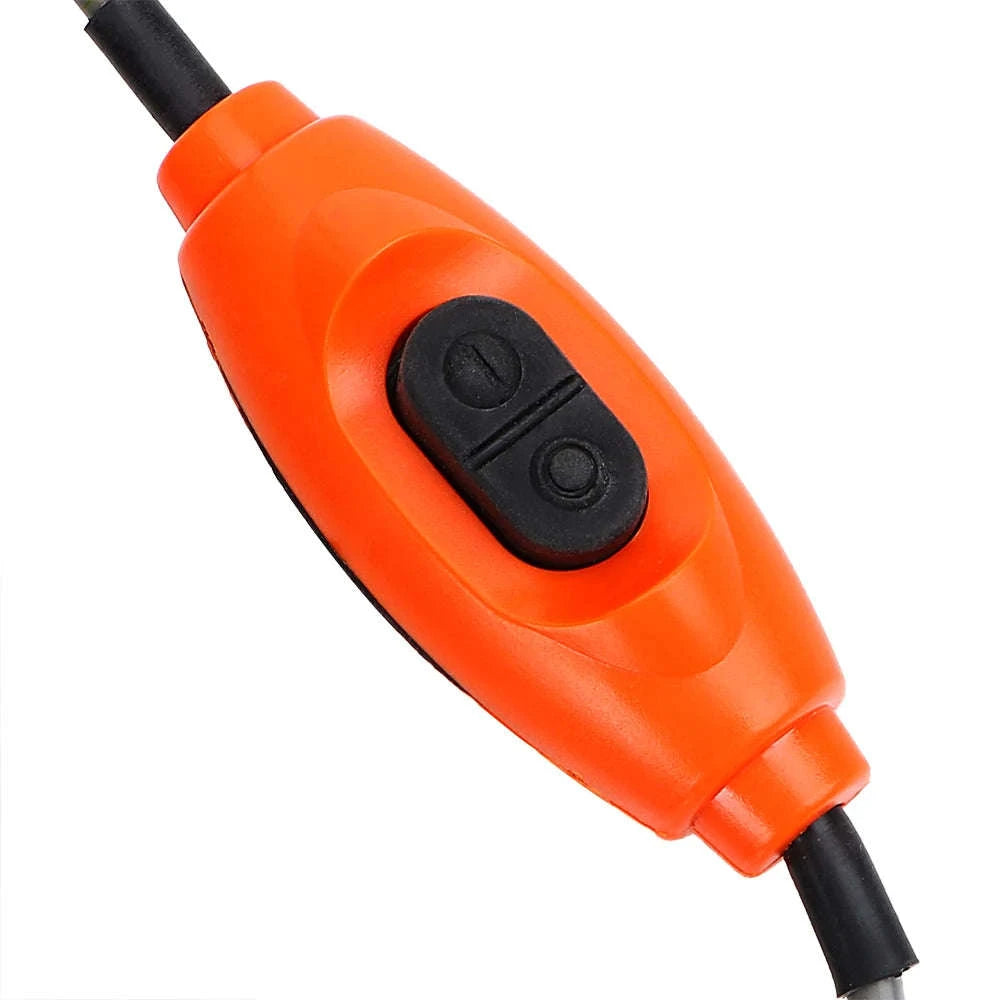 12V Portable Car Shower Kit with Cigarette Lighter Plug-Orange