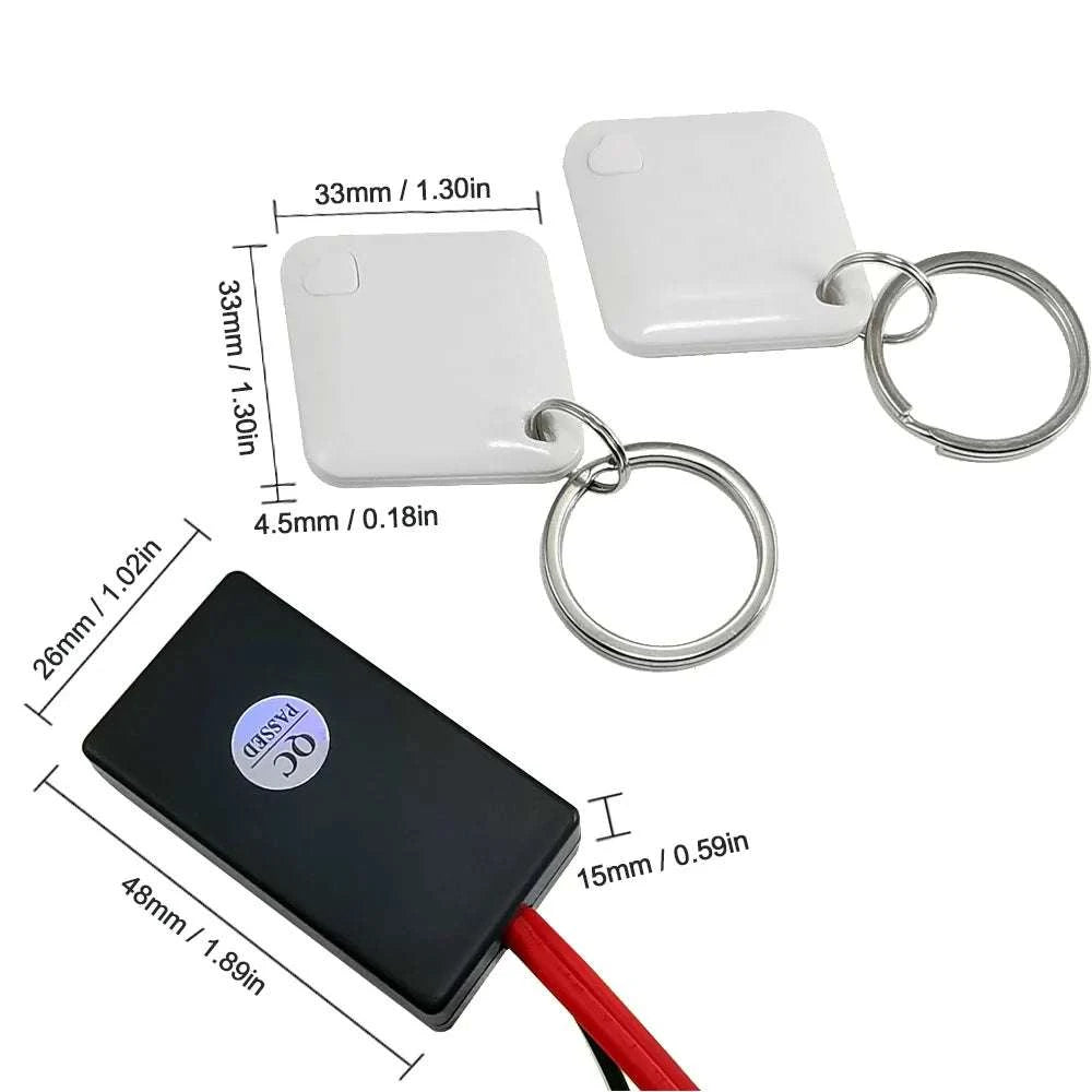 12V RFID Car Immobilizer Engine Lock Anti-Theft System-Default Title