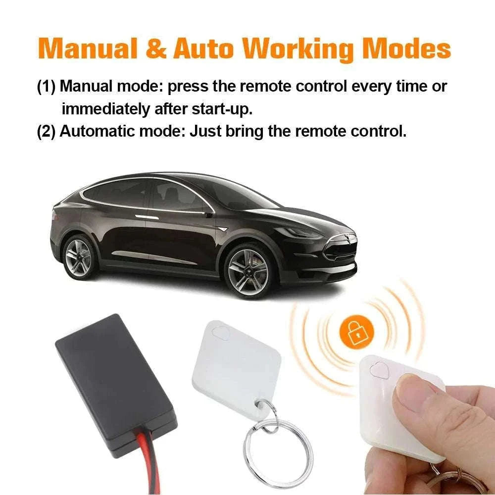 12V RFID Car Immobilizer Engine Lock Anti-Theft System-Default Title