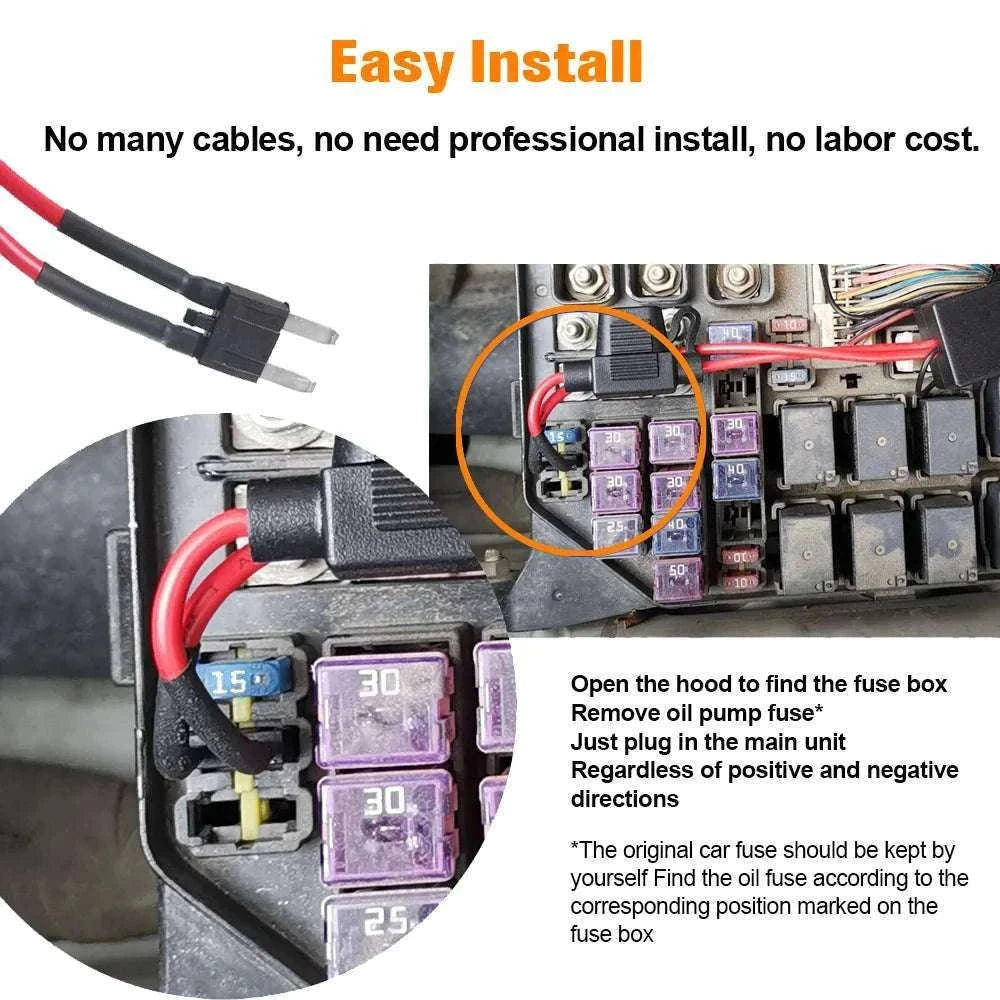 12V RFID Car Immobilizer Engine Lock Anti-Theft System-Default Title