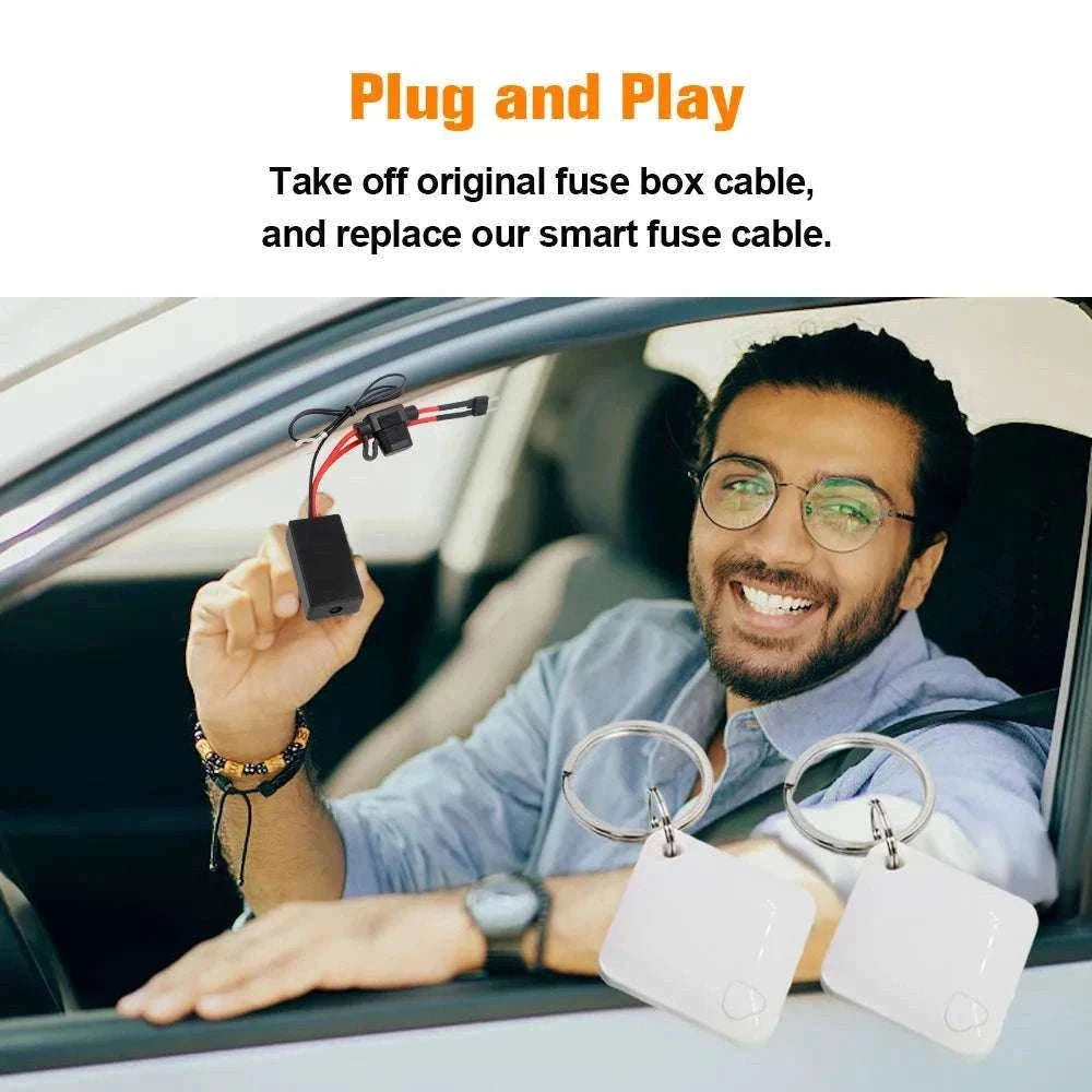 12V RFID Car Immobilizer Engine Lock Anti-Theft System-Default Title