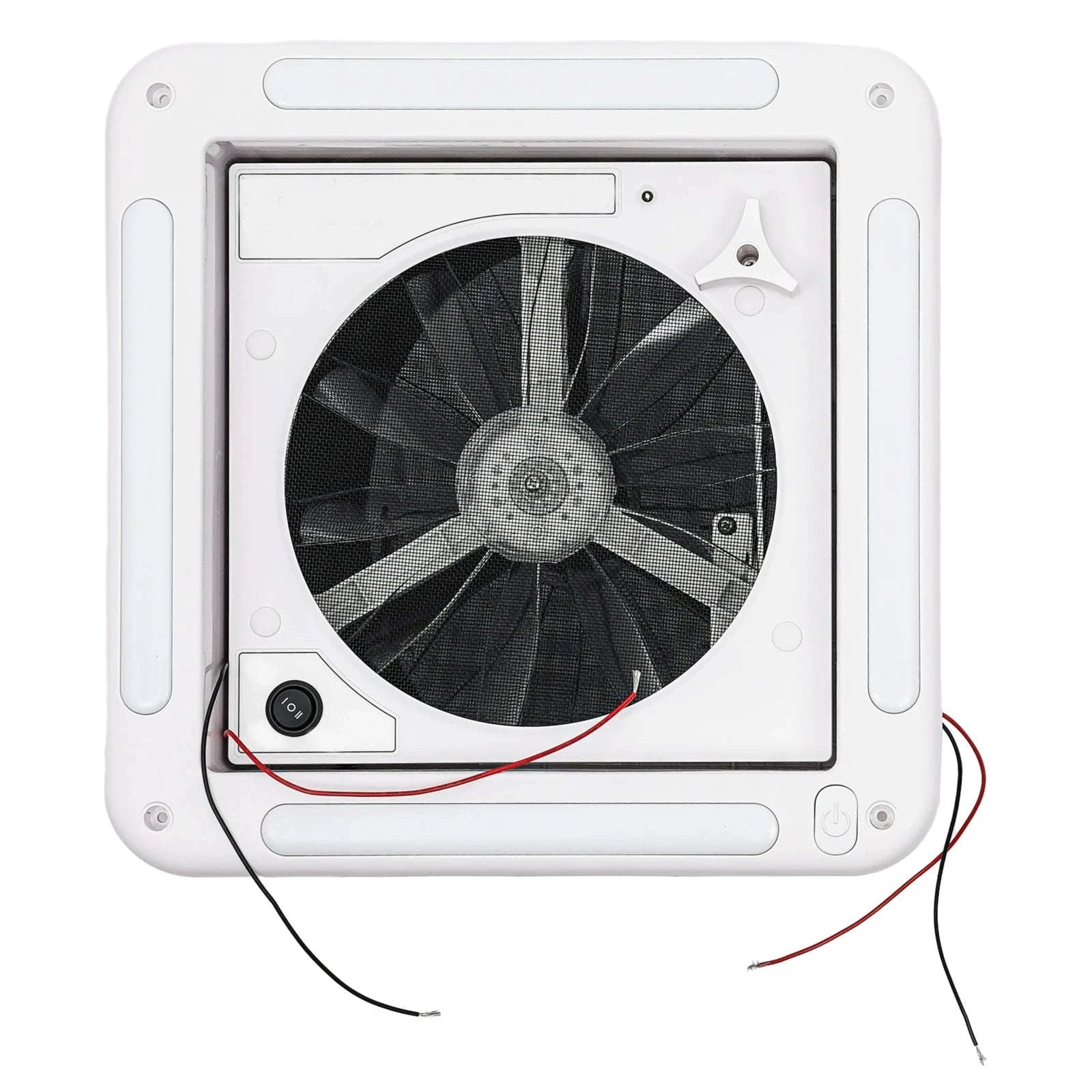 12V RV Ventilation Fan with LED Light 280x280mm-WHITE / spain