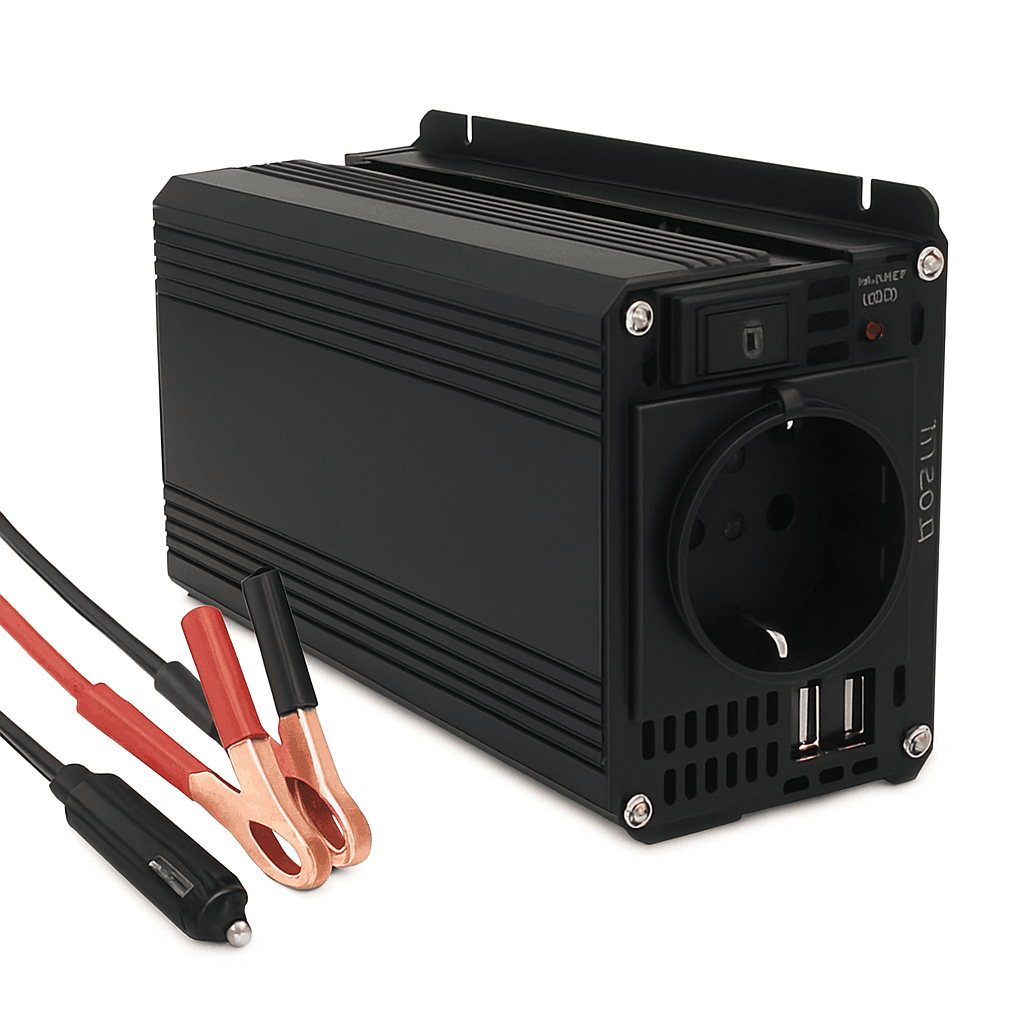 12V to 220V Car Power Inverter for Road Trips and Daily Use-12V-500W-red / spain