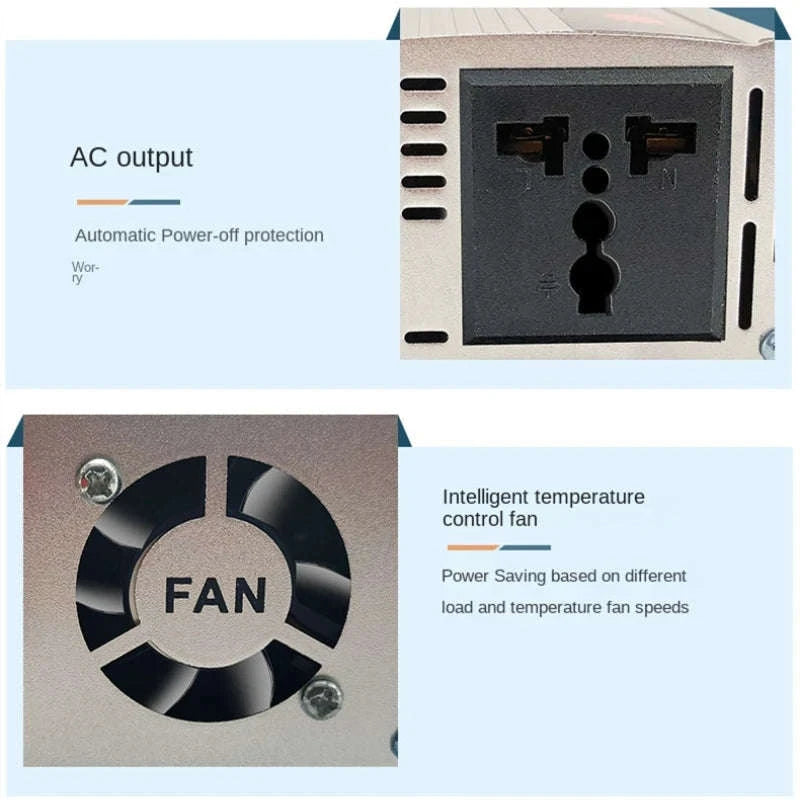 12V to 220V Power Inverter 1500W-1500W 12V