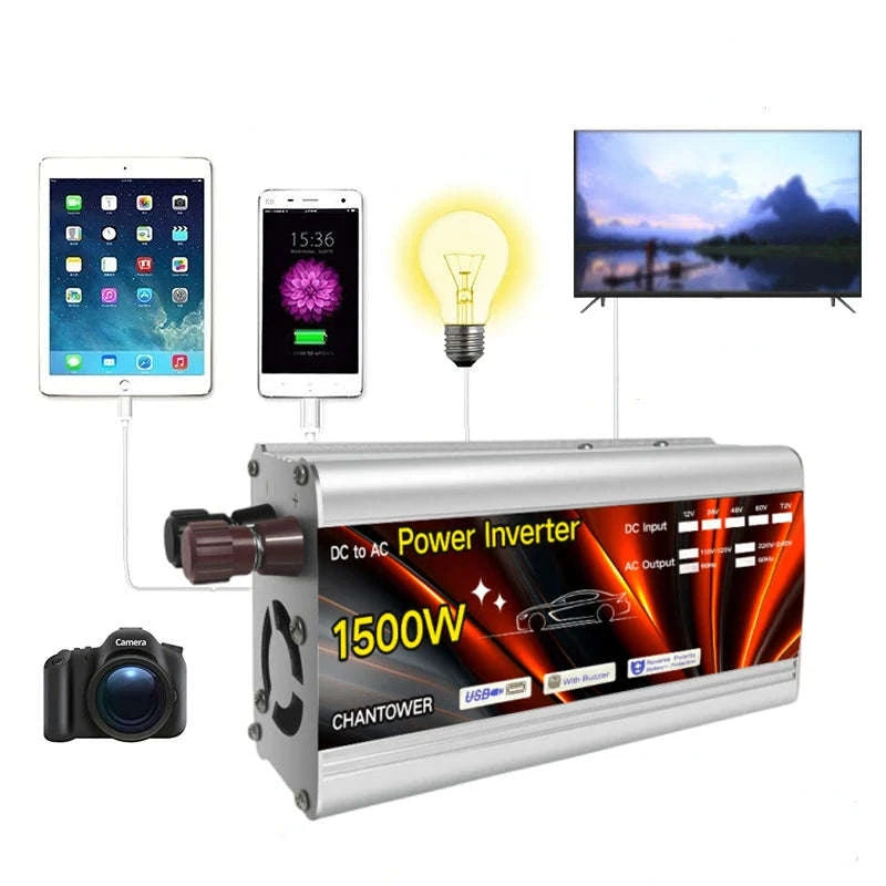 12V to 220V Power Inverter 1500W-1500W 12V