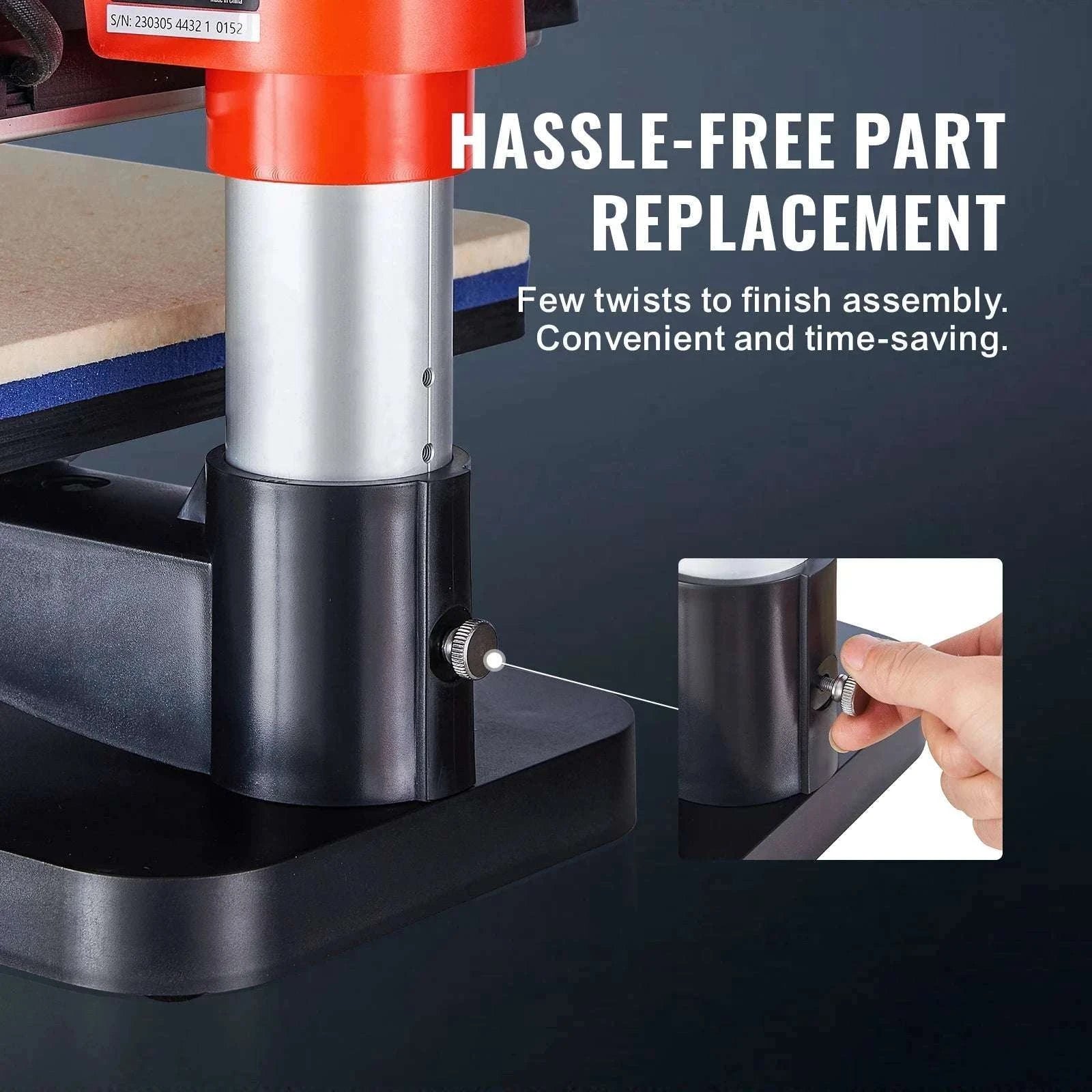 12x15 Heat Press Machine 5-in-1 Swing Away Sublimation Kit-5 in 1 / United States