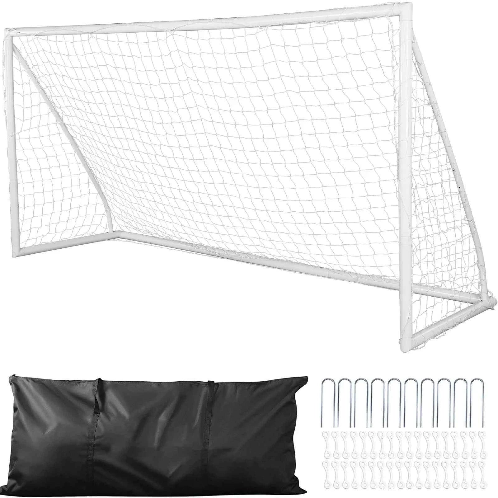 12x6FT Portable Soccer Goal with Carry Bag-PVC 12x6FT / United States