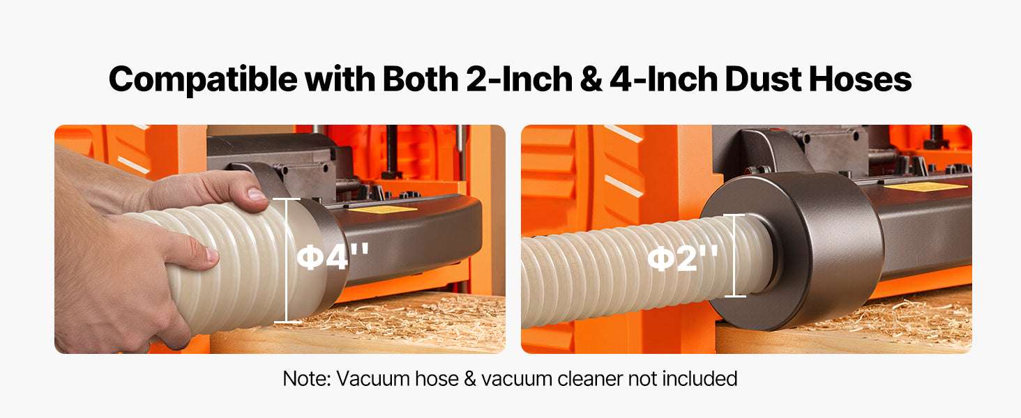 13-Inch Benchtop Thickness Planer 2000W Dual Speed Woodworking-2000W / United States