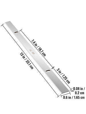 13-Inch HSS Planer Blades for 12.5 in and 13 in Benchtop Planers-13inch / United States