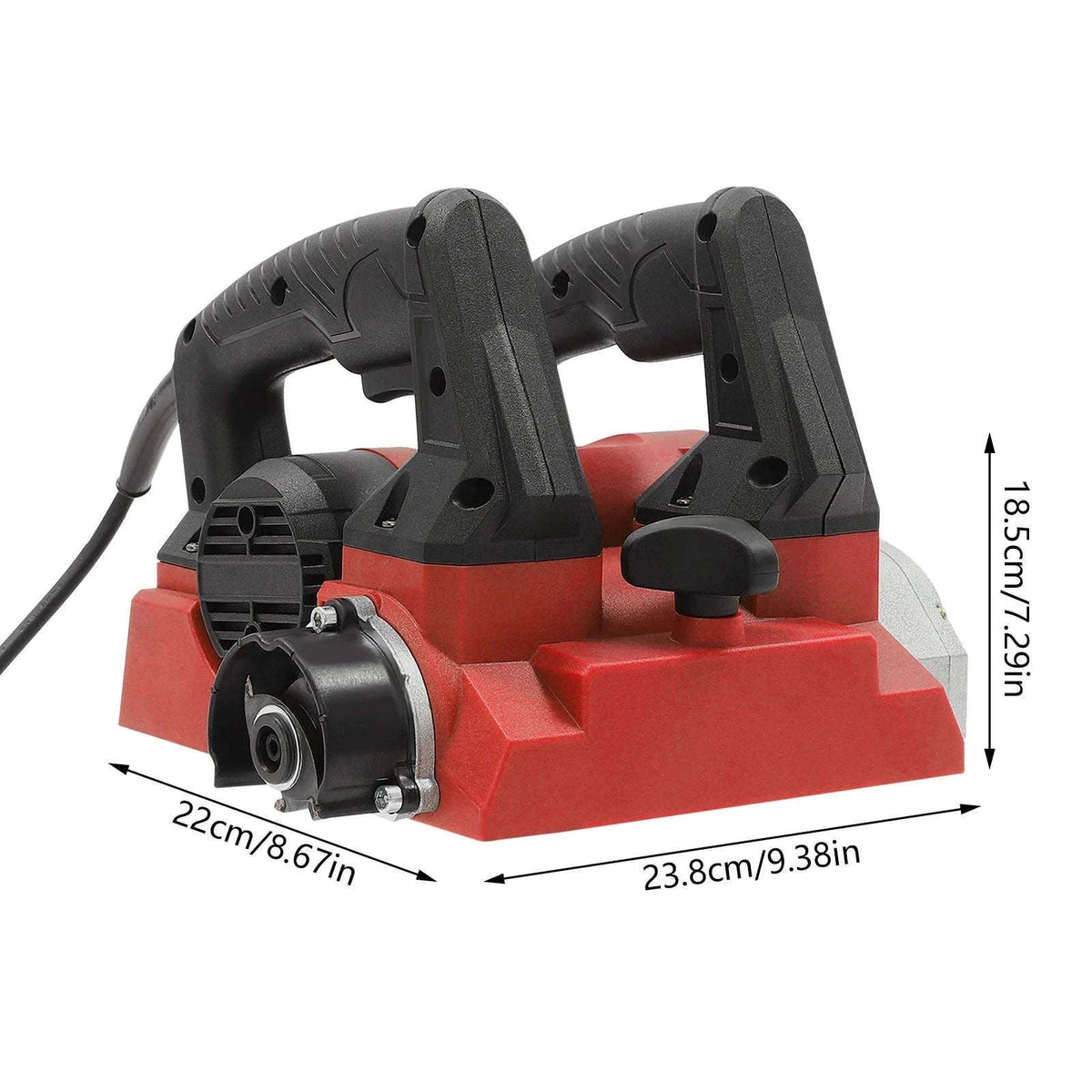 1300W Electric Wall Planer with Cable and Carrying Case-Blue / United States