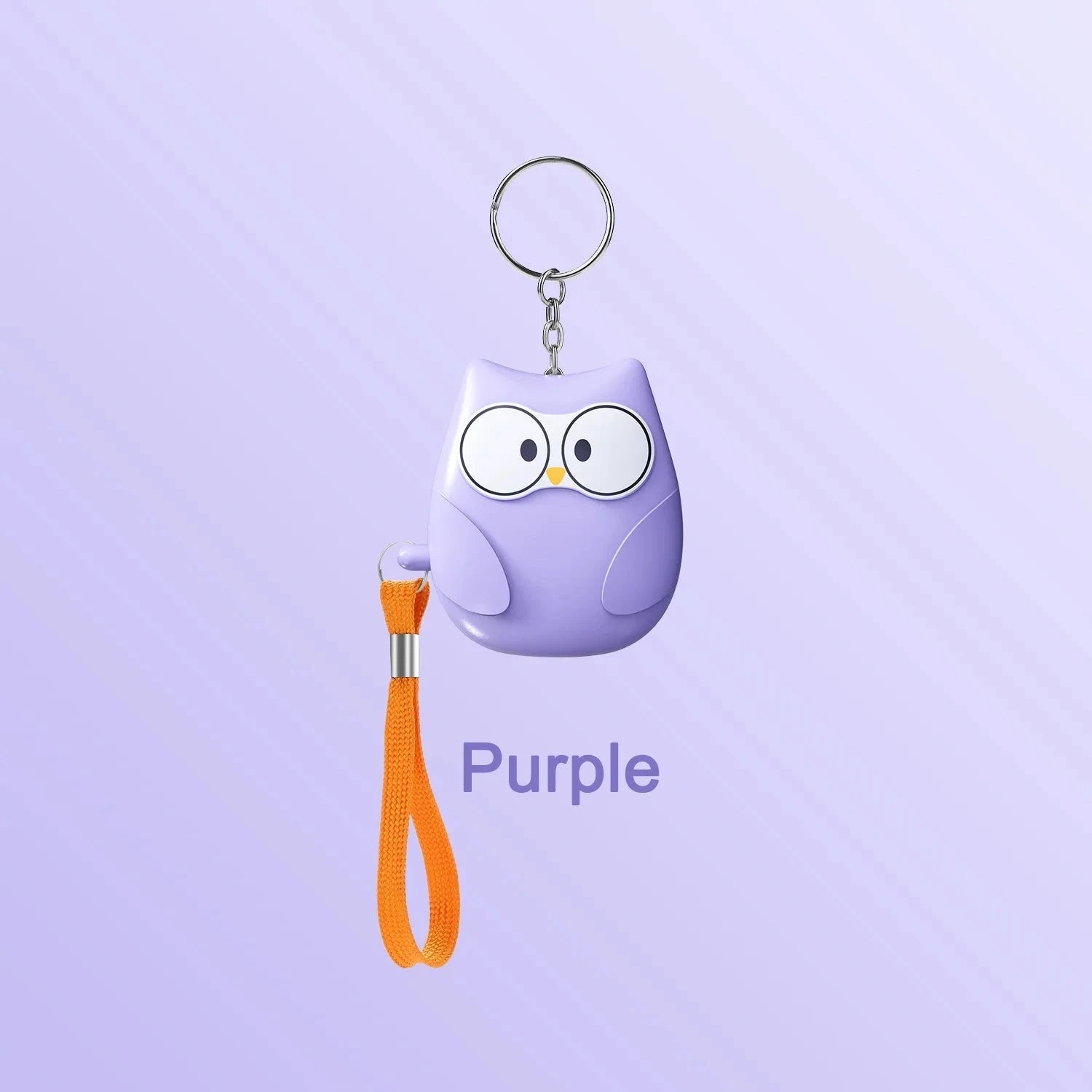130dB Personal Safety Alarm Keychain for Women-PURPLE