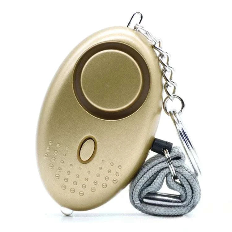 130dB Personal Safety Alarm Keychain with LED Light (1–4 Pack)-4pcs mix