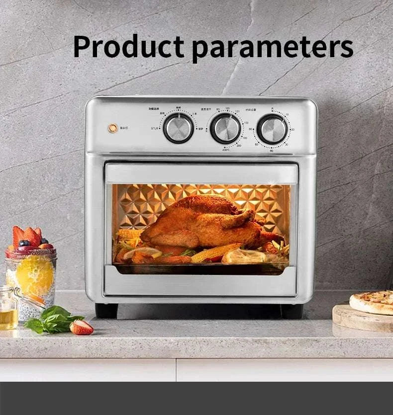 13L Electric Air Fryer Oven with Window, 1200W Oil-Free Cooker-13L / spain / EU