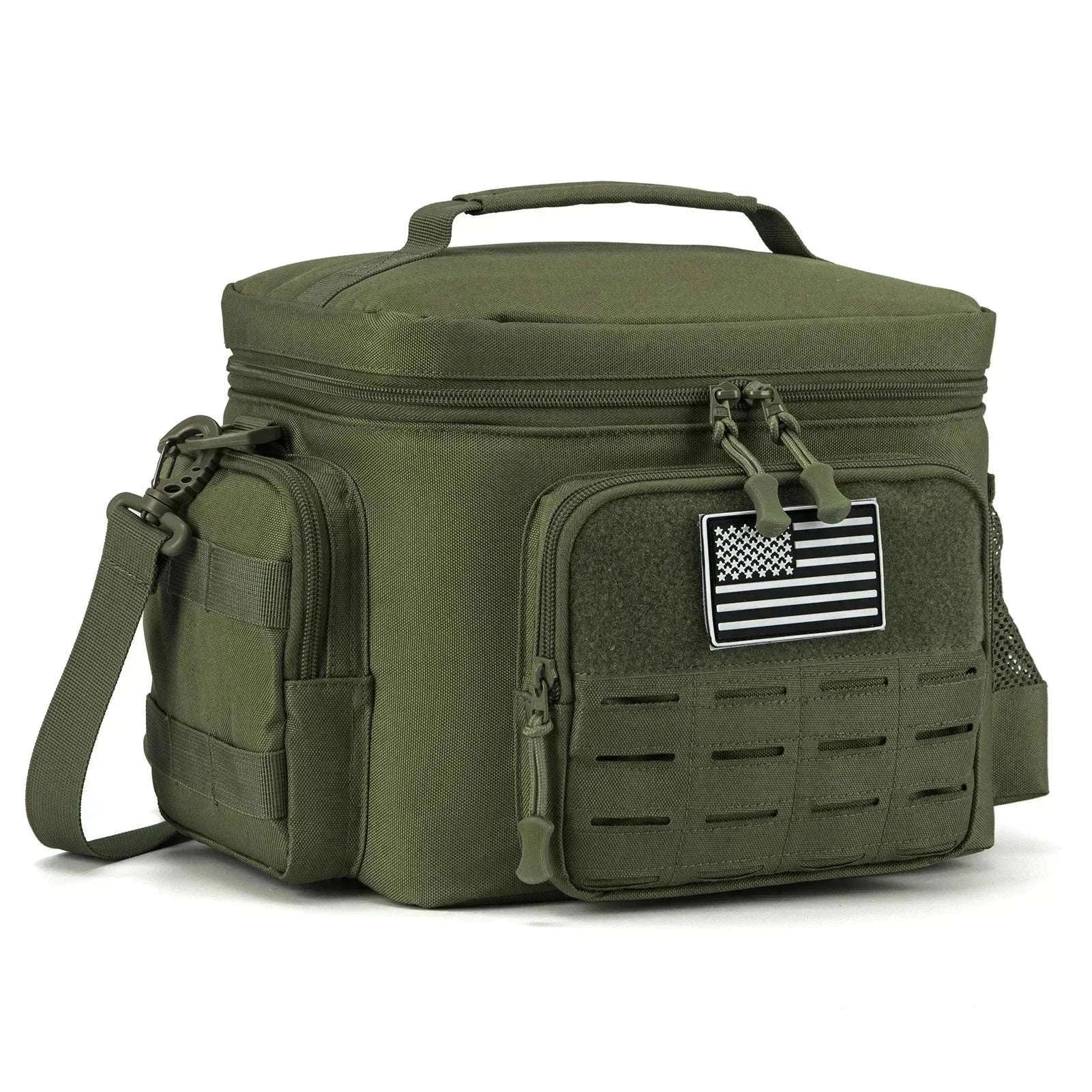 13L Tactical Thermal Cooler Bag-Green / United Kingdom