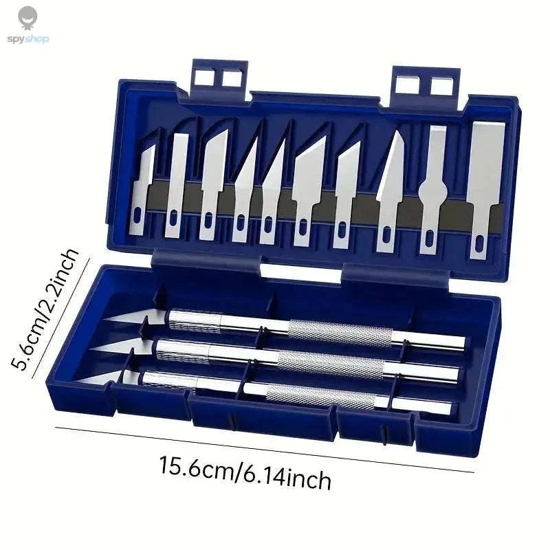 13Pcs Metal Carving Knife Set for Precision DIY-package