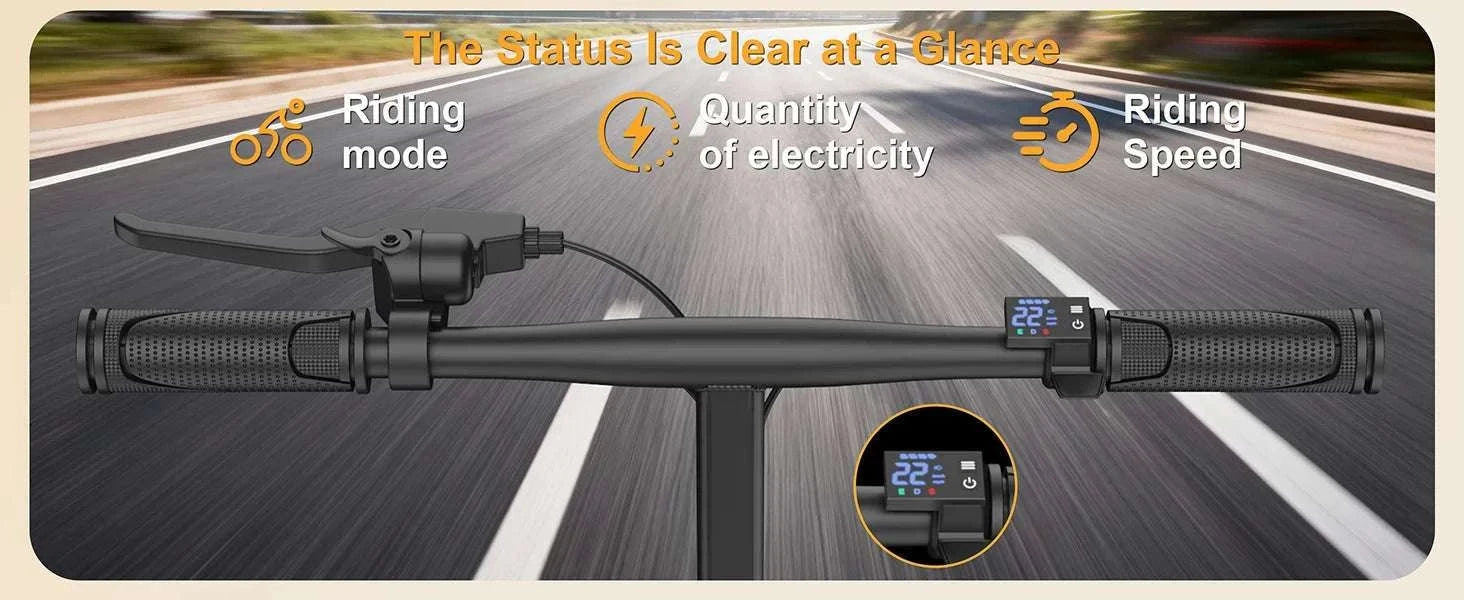 14'' Foldable Electric Bike 500W 48V 22MPH Dual Seat Mini E-Bike-5.2Ah 30miles / United States