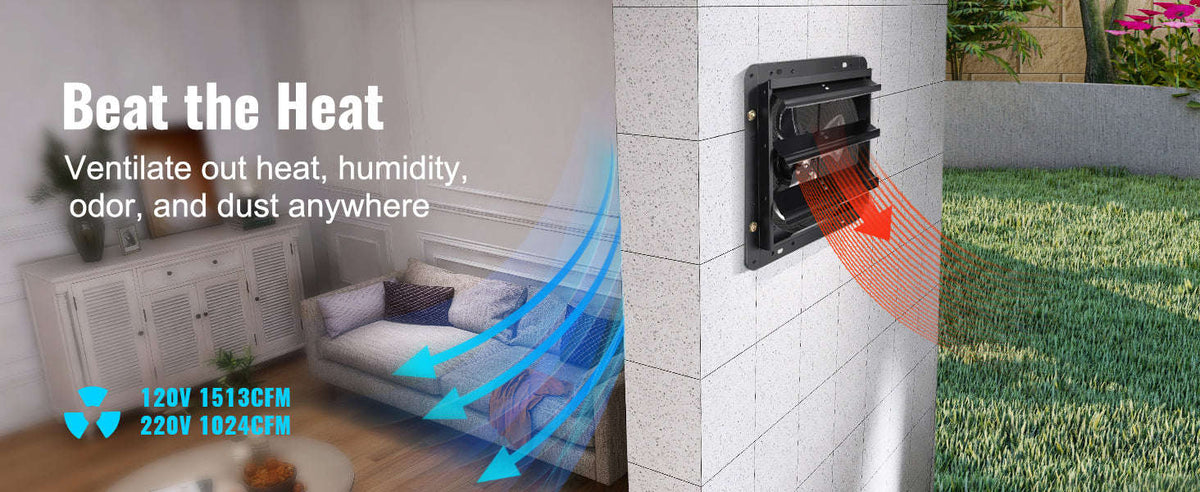 14-Inch Shutter Exhaust Fan with Controller-12in EC / CZECH REPUBLIC